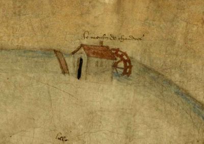Plan de l'Eure en amont de Nogent-le-Roi, 1473